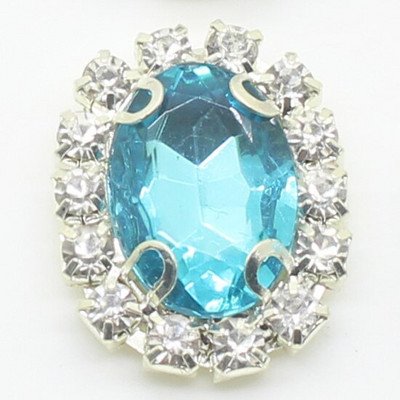 10 kom, gumbi za šivanje vještačkih dijamanata za ručni rad, 20*16 mm, prikladni za odjeću, šešire i druge ukrasne dodatke