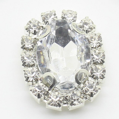 10 kom, gumbi za šivanje vještačkih dijamanata za ručni rad, 20*16 mm, prikladni za odjeću, šešire i druge ukrasne dodatke