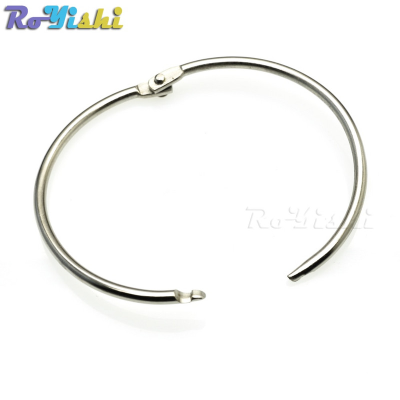 Laisvų lapų knygų segimo vyriai, užsegami O žiedais, užrakinami raktų pakabukai, metalinės amatų dalys