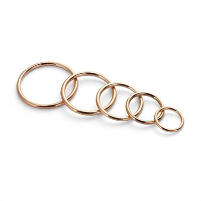 10tk/partii 15mm/20mm/25mm/30mm/35mm must pronkskuld hõbedane O-rõngas ühendussulam metallist jalanõud kotid vööpandlad käsitöötarbed