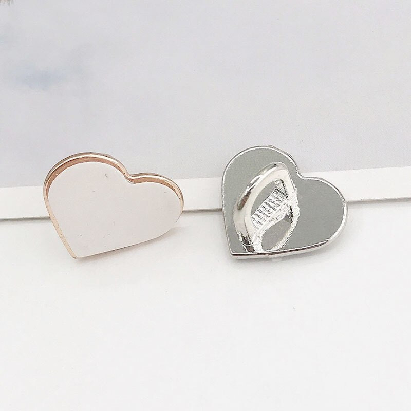 2 buc. Cârlige pentru suport pentru inele pentru inimă pentru telefon mobil, cu adeziv pe spate, metal, lucios, cu cataramă inimă de dragoste, prindere pentru suport