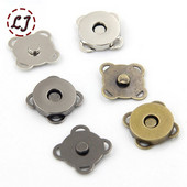 Înaltă calitate, 10 seturi/lot, argintiu negru, cusut pe buton magnetic magnetic metalic, pentru geantă de pardesiu, accesorii pentru articole de îmbrăcăminte, album de albume DIY