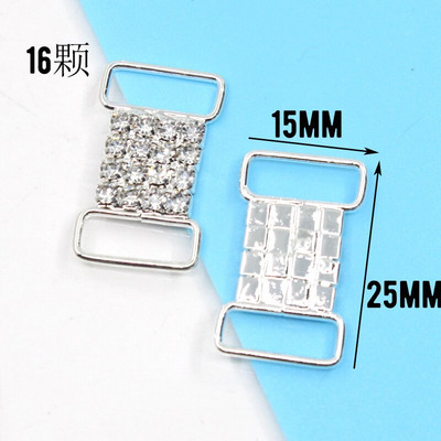 miješati 10 komada više stilova bikini konektori Kopča sa kamenčićima za Srebrni kristal Bikini kopča Torba cipele ukrasi za odjeću