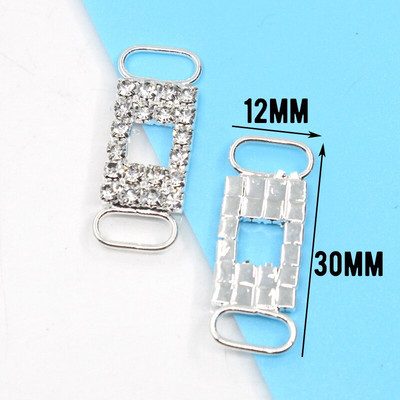 miješati 10 komada više stilova bikini konektori Kopča sa kamenčićima za Srebrni kristal Bikini kopča Torba cipele ukrasi za odjeću