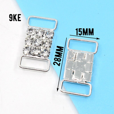 miješati 10 komada više stilova bikini konektori Kopča sa kamenčićima za Srebrni kristal Bikini kopča Torba cipele ukrasi za odjeću