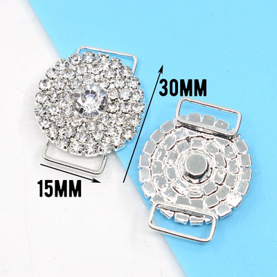 miješati 10 komada više stilova bikini konektori Kopča sa kamenčićima za Srebrni kristal Bikini kopča Torba cipele ukrasi za odjeću