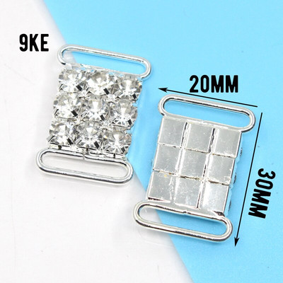 miješati 10 komada više stilova bikini konektori Kopča sa kamenčićima za Srebrni kristal Bikini kopča Torba cipele ukrasi za odjeću