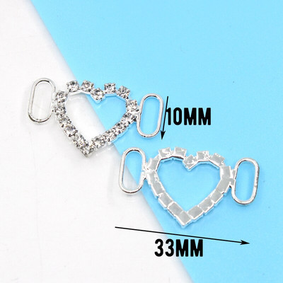 miješati 10 komada više stilova bikini konektori Kopča sa kamenčićima za Srebrni kristal Bikini kopča Torba cipele ukrasi za odjeću