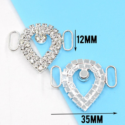 miješati 10 komada više stilova bikini konektori Kopča sa kamenčićima za Srebrni kristal Bikini kopča Torba cipele ukrasi za odjeću