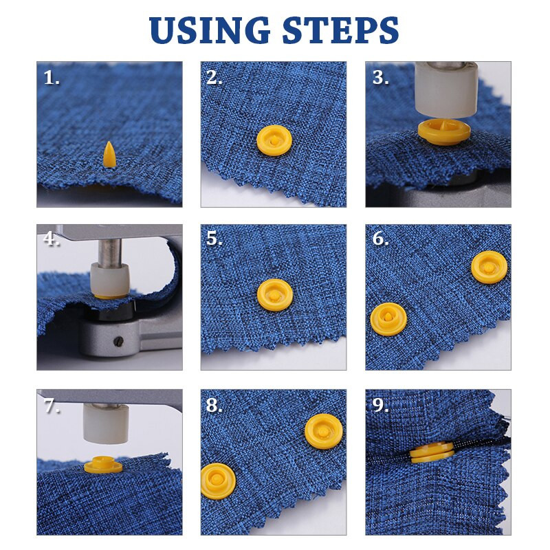 Butoane cu ridicata pentru îmbrăcăminte T5 Butoane din plastic Articole de îmbrăcăminte Dispozitive de fixare cu apăsare folosite pentru scutece/Savete/genți/Dosar/