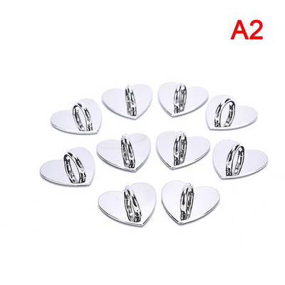 10 komada neodvojivog metalnog srca O&D prsten bočne kopče kopče hardverske kuke dodaci DIY lučni most privjesak vješalica 2021.