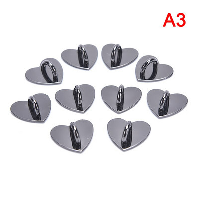 10 komada neodvojivog metalnog srca O&D prsten bočne kopče kopče hardverske kuke dodaci DIY lučni most privjesak vješalica 2021.