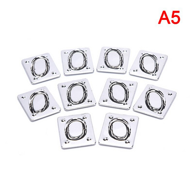 10 komada neodvojivog metalnog srca O&D prsten bočne kopče kopče hardverske kuke dodaci DIY lučni most privjesak vješalica 2021.