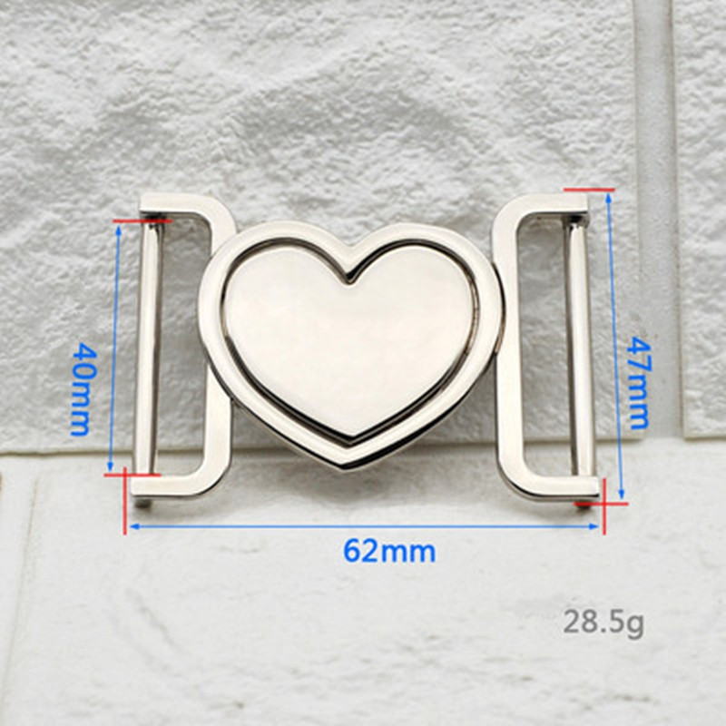 Metallisulamist Südapandla Kuldne Sliver Must Dekoratiivne Vööpandlaga 40mm Kinnitus Mantlitele Nahast Käsitöö seljakoti rihm Rihm