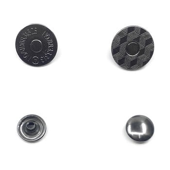 (10 σετ / παρτίδα) 14mm-18mm Λεπτό μαγνητικό κουμπί Τσάντες μαγνήτης Πόρπη Κουμπιά πορτοφολιού Μεταλλικά κουμπώματα Μαγνητικά κουμπώματα