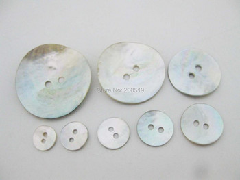 NBNNKG Nature Sea Shell Made Shirt Buttons 30Pcs Multisizes Sewing Garment Fit DIY Craft Ornament Seashell Botoes