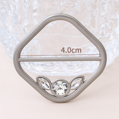 Moda colț tiv talie înnodat perle buton cămașă de ultimă generație tricou eșarfă de mătase accesorii decorative cu cataramă fixă