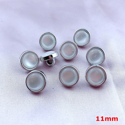 HL 12 Styles 30PCS 11mm-12mm επιμετάλλωση κουμπιά με μαργαριταρένιο στέλεχος DIY Κουμπιά πουκάμισου ένδυσης Αξεσουάρ ραπτικής