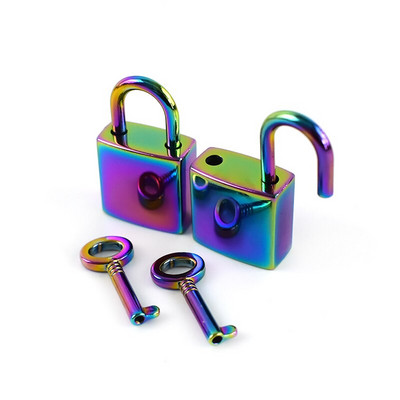 2/5/10 Σετ Meetee Gold Silver Gun Μαύρο ορειχάλκινο κλειδαριά κλειδαριά Αξεσουάρ ριγέ τσάντα κρεμαστή λουκέτο τσάντα πόρπη κούμπωμα κούμπωμα