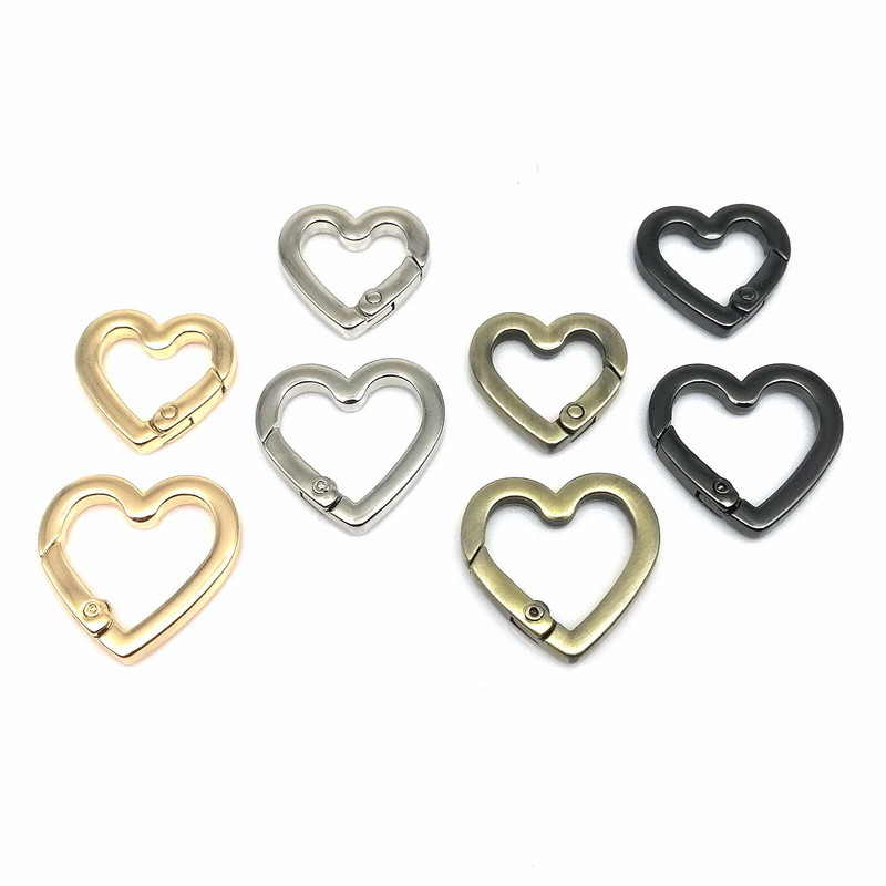 Opružna kapija O prsten u obliku srca Otvorena kožna torba Ručna torba Remen Kopča Spojnica Nalazi ključeva Privjesak Kopča Kuka za okidanje