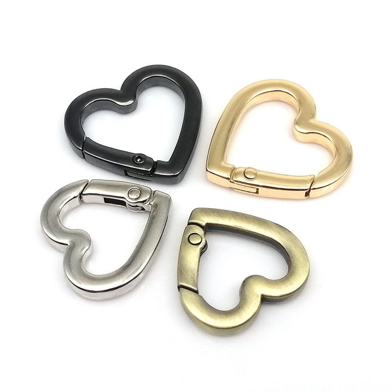 Opružna kapija O prsten u obliku srca Otvorena kožna torba Ručna torba Remen Kopča Spojnica Nalazi ključeva Privjesak Kopča Kuka za okidanje