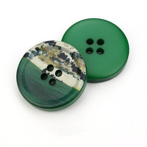 5 buc Nasturi din rasina rotunji cu 4 gauri imprimeu peisaj 21mm-34mm Accesorii de cusut pentru imbracaminte Nasturi decorativi DIY lucrati manual