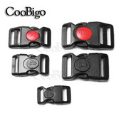 5 τμχ/συσκευασία Κλειδαριά πόρπης με κυρτή πλευρά απελευθέρωσης Πλαστικό μαύρο βραχιόλι Paracord Εξωτερική τσάντα τσάντα εξαρτήματα αξεσουάρ 15mm 20mm 25mm