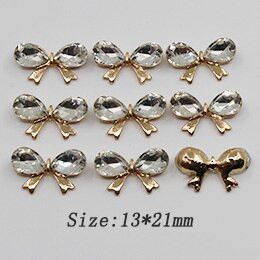 10 τμχ Μικτό μέγεθος μαργαριτάρι κουμπιά από στρας Διακοσμητικός γάμος DIY Flatback Χρυσό Ρούχα Scrapbooking Αξεσουάρ χειροτεχνίας