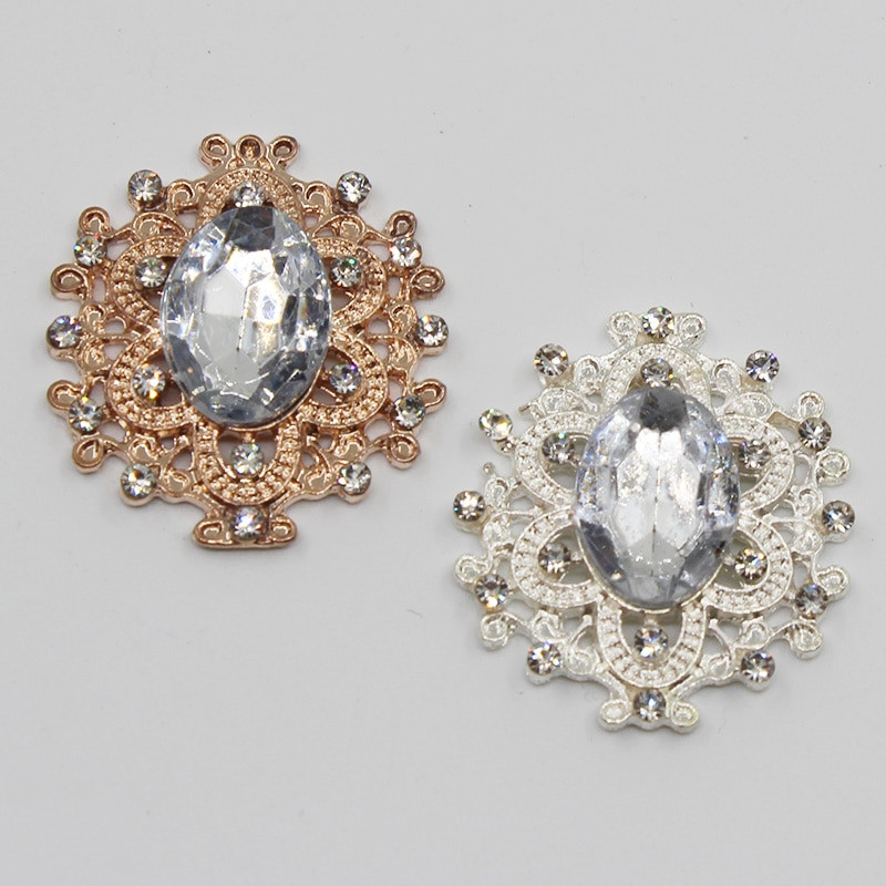 10 τμχ Μικτό μέγεθος μαργαριτάρι κουμπιά από στρας Διακοσμητικός γάμος DIY Flatback Χρυσό Ρούχα Scrapbooking Αξεσουάρ χειροτεχνίας