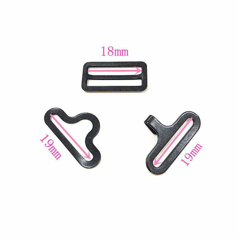 50 komplekti kikilipsu riistvara kaelaside konksuga kikilips Cravati klambrid, et muuta kikilipsule reguleeritavad rihmad