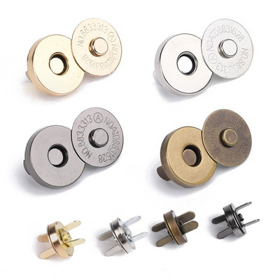 A Pair Bag Magnetic Buttons 14 /18/mm Τσάντα κούμπωμα Μεταλλικά κουμπώματα Περιβαλλοντικά κουμπώματα Πύκνωση Μαγνητική αυτόματη προσρόφηση