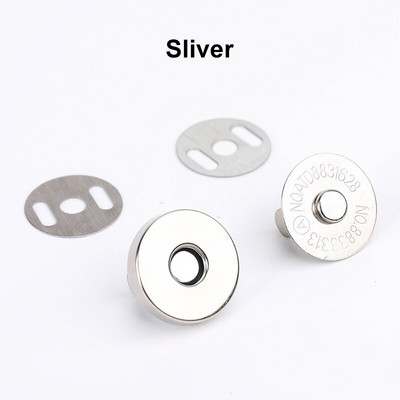 Paar koti magnetnööbid 14/18/mm käekoti klamber metallist nööpnõelad keskkonnasõbralikud klambrid tihendavad magneti automaatne adsorptsioon