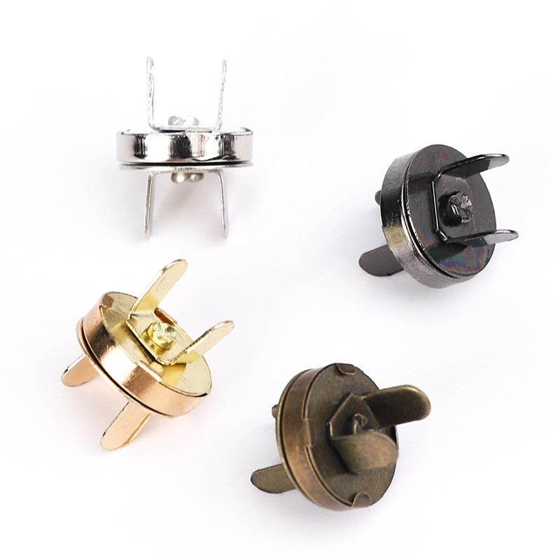 Paar koti magnetnööbid 14/18/mm käekoti klamber metallist nööpnõelad keskkonnasõbralikud klambrid tihendavad magneti automaatne adsorptsioon