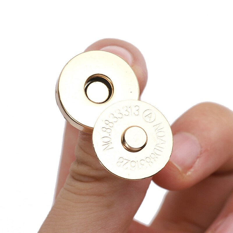 Paar koti magnetnööbid 14/18/mm käekoti klamber metallist nööpnõelad keskkonnasõbralikud klambrid tihendavad magneti automaatne adsorptsioon