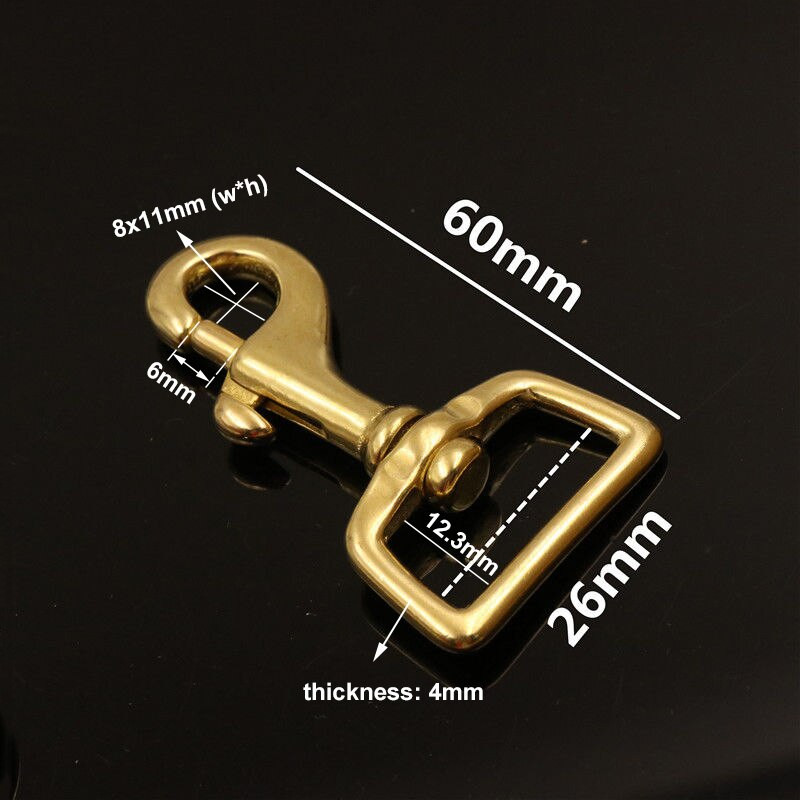 Puni mjedeni okidač za jastoga, zakretna ušica, visokokvalitetna kožna torba, remen, kuka za remen, kopča, izdržljivi povodac za pse za kućne ljubimce C