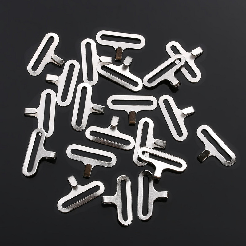 30 τεμ./Σετ Νέο ρυθμιζόμενο κλιπ Cravat Παπιγιόν Γραβάτα λουράκι σφεντόνα αγκράφα Γάντζος στερέωσης DIY Crafts Αξεσουάρ ραπτικής ένδυσης