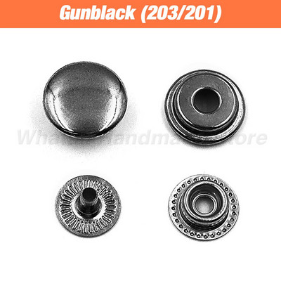 50Komplektid Krõpskinnitused Metallist nööpnööbid, nööbid, õmblemiseks riided riided kotid kingad Leathercraft 831/633/655/201/203