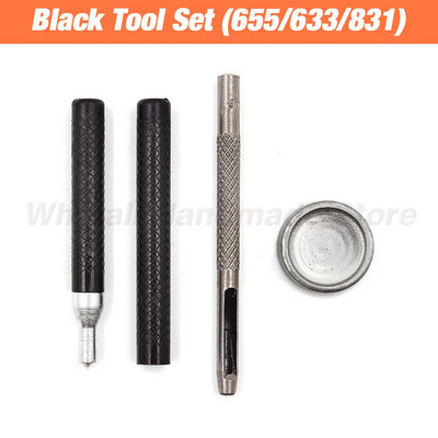 50Komplektid Krõpskinnitused Metallist nööpnööbid, nööbid, õmblemiseks riided riided kotid kingad Leathercraft 831/633/655/201/203