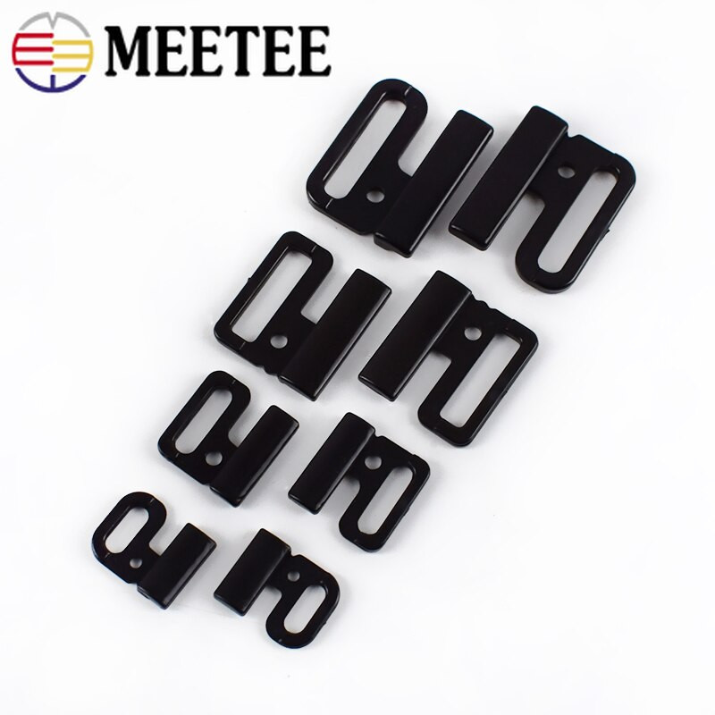 50/100Rinkiniai 10/15/20/25mm Plastikinės liemenėlės sagtys Bikinio dirželiai Sagtys Derva Užsegamas maudymosi kostiumėlis Sagtis Sagtis „Pasidaryk pats“ apatinių drabužių priedai