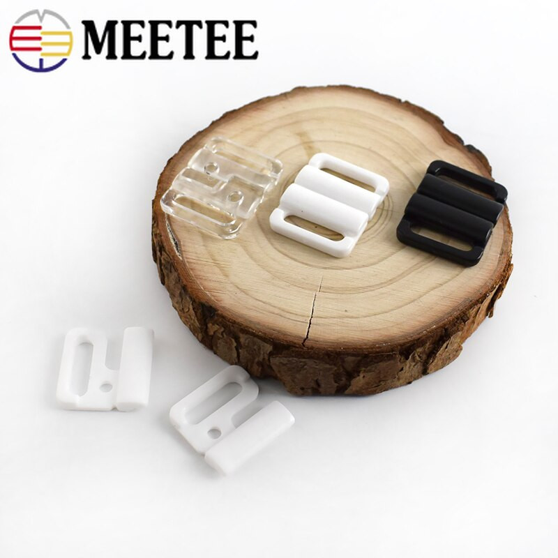 50/100Rinkiniai 10/15/20/25mm Plastikinės liemenėlės sagtys Bikinio dirželiai Sagtys Derva Užsegamas maudymosi kostiumėlis Sagtis Sagtis „Pasidaryk pats“ apatinių drabužių priedai