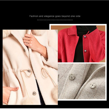 10PCS Метални кръстосани скрити копчета Творческа форма на снежинка Невидимо копче за закопчаване Дамско палто Пуловер Декорация на дрехи