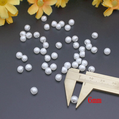 50tk/partii segu Suurus 4 küljeauk valget värvi pärlinööbid riiete õmblemine aksessuaar käsitöö dekoratiivne pandlanööbid õmblusnööp