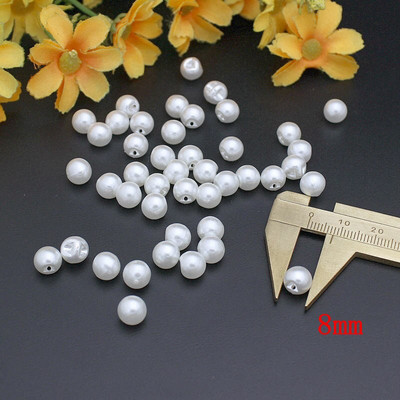 50tk/partii segu Suurus 4 küljeauk valget värvi pärlinööbid riiete õmblemine aksessuaar käsitöö dekoratiivne pandlanööbid õmblusnööp