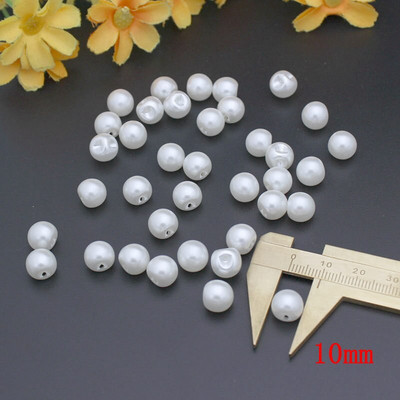 50tk/partii segu Suurus 4 küljeauk valget värvi pärlinööbid riiete õmblemine aksessuaar käsitöö dekoratiivne pandlanööbid õmblusnööp