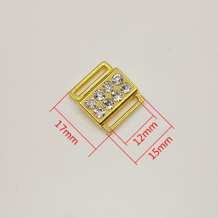 40 σετ/παρτίδα μπικίνι συνδετήρας μπικίνι αγκράφες με στρας μπροστινά κλιπ κλεισίματος χωρίς νικέλιο και σίδηρο