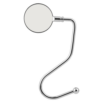 1,33 colio nešiojamas metalinis sulankstomas deimantinis stalo kabykla, rašomasis stalas, kabliukai rankinės pakabos krepšio laikiklis Blizgus spalvingas kelioninės piniginės užsegimas