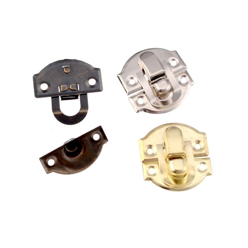 5x senovinis metalinis užraktas, dekoratyvinis kabliukas, dovanų medinė papuošalų dėžutė, pakabinama spyna su varžtais, skirta baldų įrangai