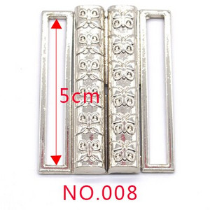 Jauna modes sieviešu 50mm zelta sudraba melna cilp kvadrātveida metāla jostas sprādzes rokdarbu dekorēšana Sprādzes DIY apģērba šūšanas piederumi