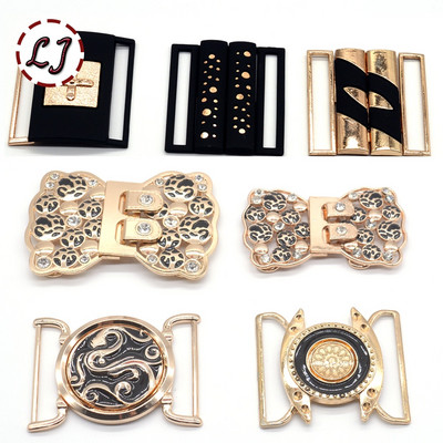 New fashion women 50mm gold silver black cilp square metal belt buckles crafts decoration Buckles DIY garment sew accessories