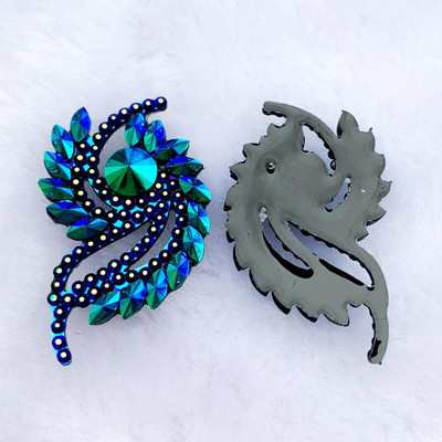 25*43mm 8tk Crystal Stones Round Strass + Horse Eyes Vaigu õmblemine Pulmakividel aplikatsioon -A80